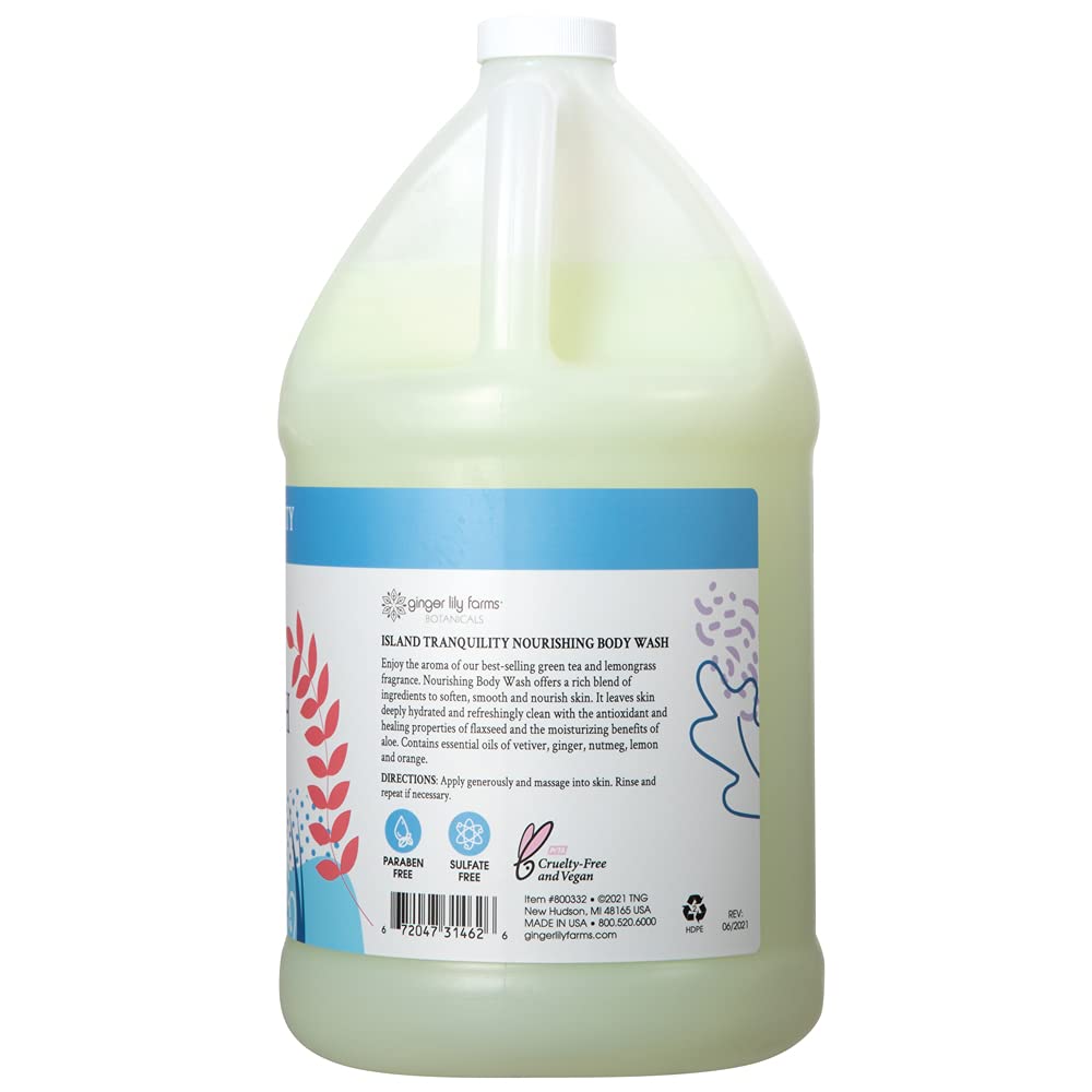 Ginger Lily Farms creamy lather close-up showing texture for gentle cleansing benefit