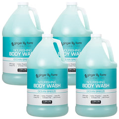 Ginger Lily Farms front gallon pack shows commercial refill benefit