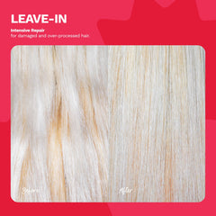 Ginger Milk being applied to damp hair for smoother, hydrated strands