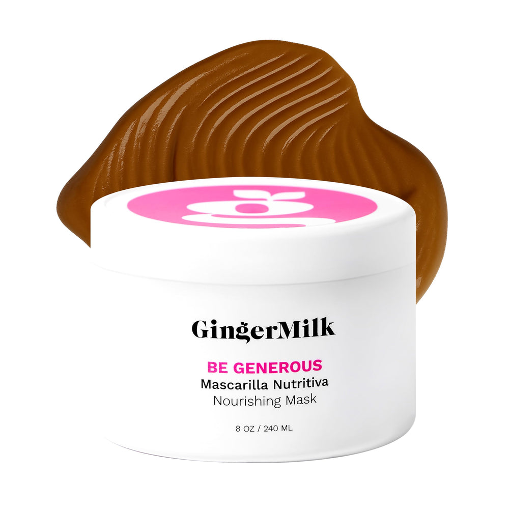 Ginger Milk Natural Care front jar showing packaging and hydration benefits