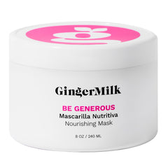 Ginger Milk Natural Care jar in bathroom lifestyle setting for at-home treatment