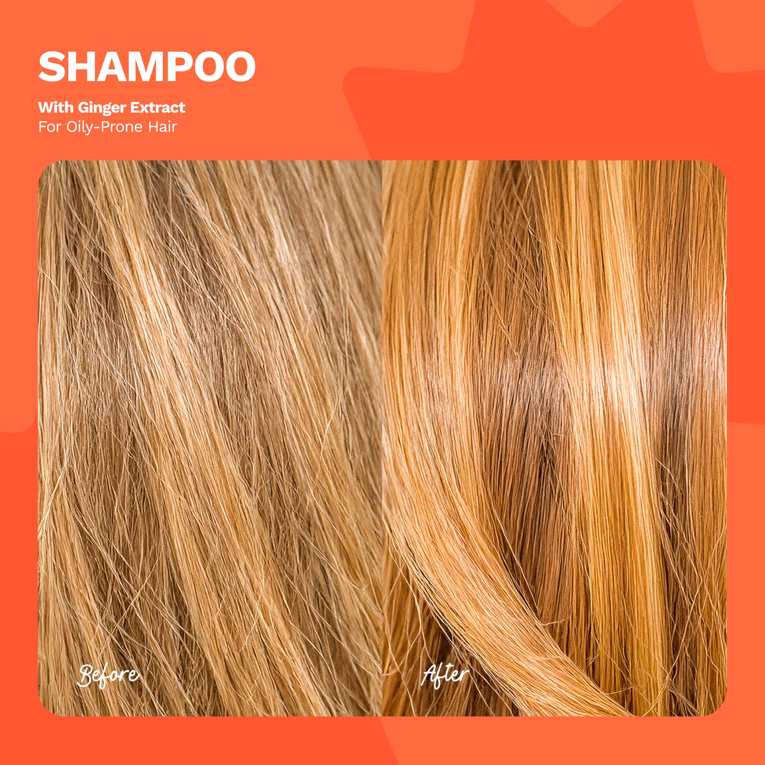 Ginger Milk shampoo lather texture demonstrating gentle foam