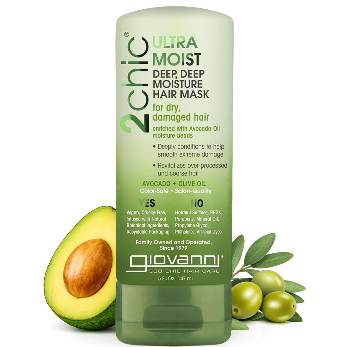 GIOVANNI 2chic front packaging showing creamy mask and hydrating benefits