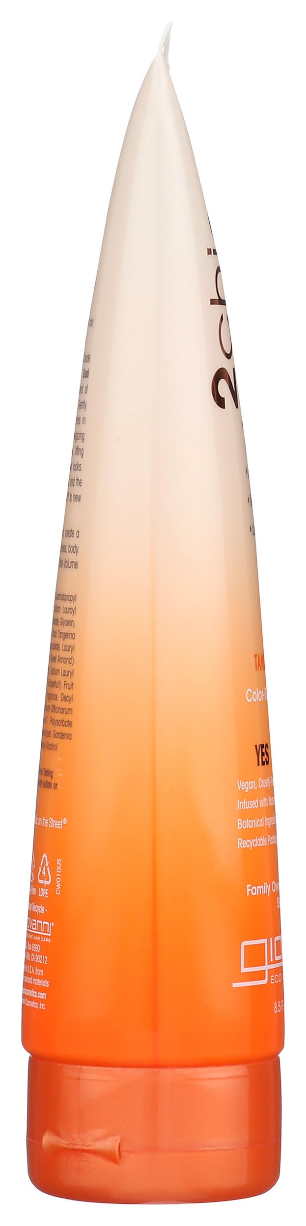 GIOVANNI bottle staged in bathroom scene showing daily use and styling convenience
