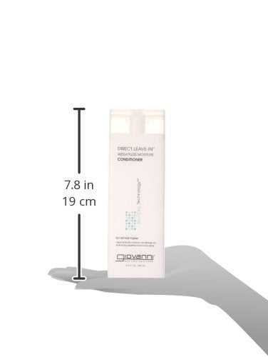 GIOVANNI creamy texture on hand showing lightweight hydration