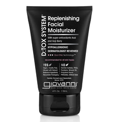 GIOVANNI front packaging showing product benefits and branding for quick identification