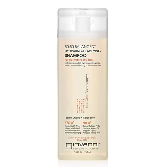 GIOVANNI front packaging showing bottle and benefits