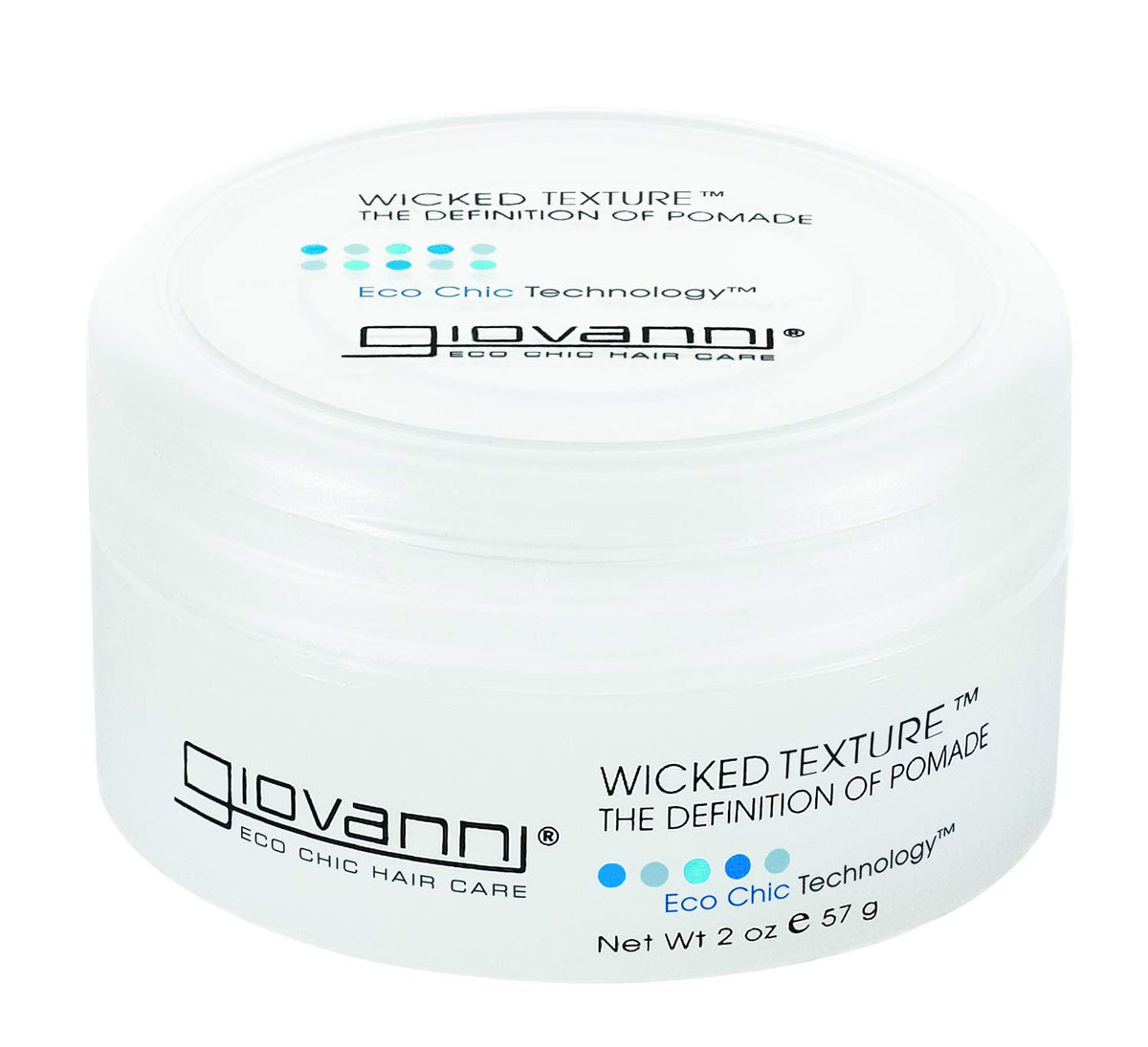 GIOVANNI front jar view showing branding and compact travel benefit