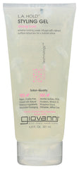 GIOVANNI front packaging showing product and firm-hold benefit