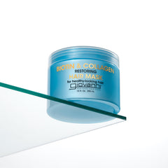 GIOVANNI applying mask to curly hair to detangle and boost curl definition