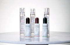 GIOVANNI spritzed over finished makeup benefit: sets makeup and reduces powdery look