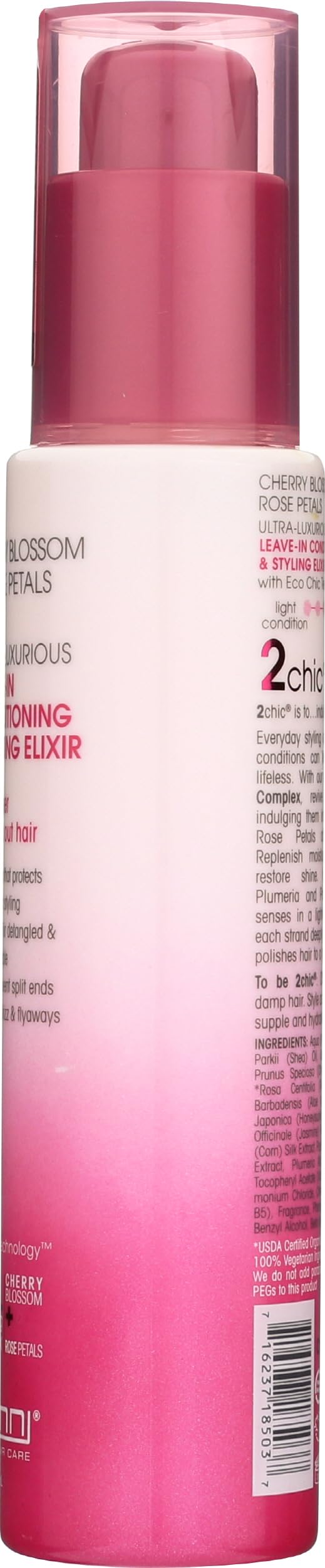 GIOVANNI label showing dual calming complex and ingredient clarity