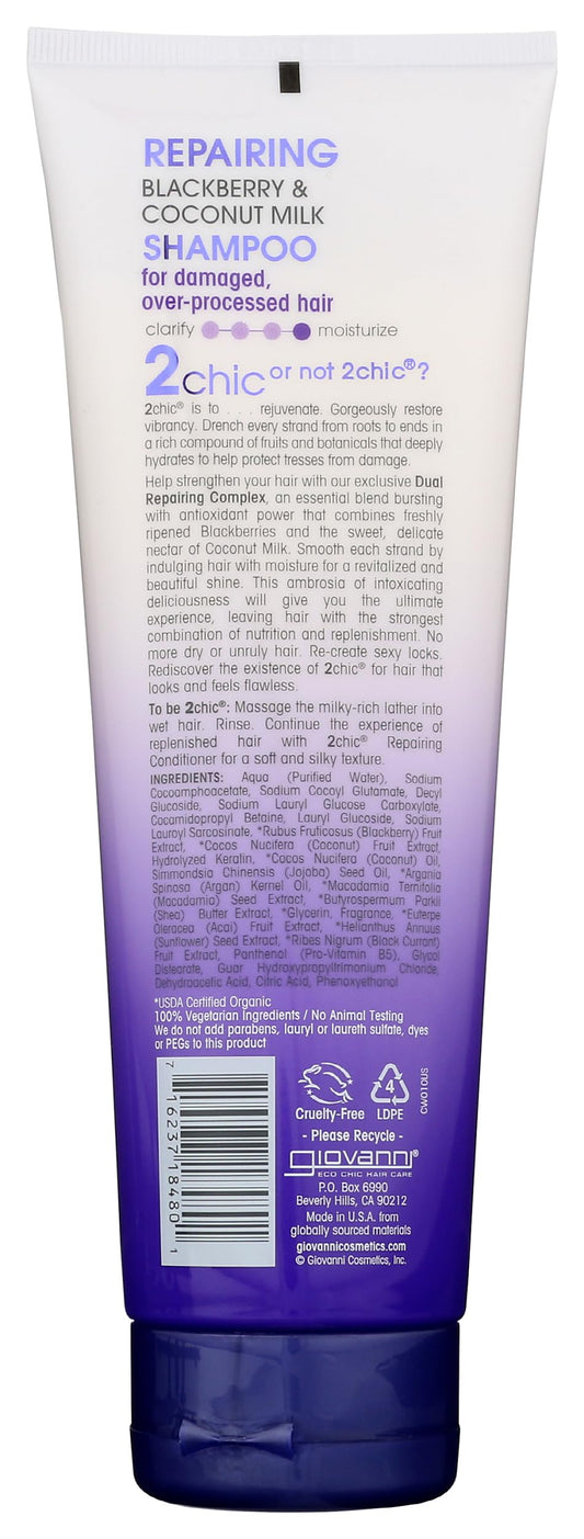 GIOVANNI shampoo lather texture demonstrating gentle cleansing benefit