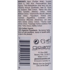 Giovanni misting on curly hair for smoother, frizz-free results