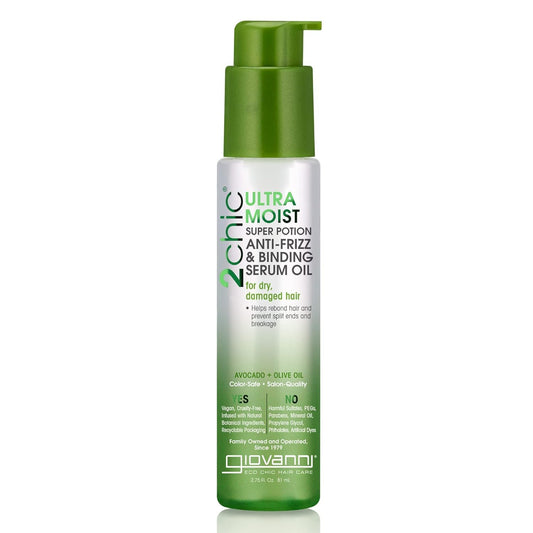 GIOVANNI front bottle shot showing compact travel-friendly serum