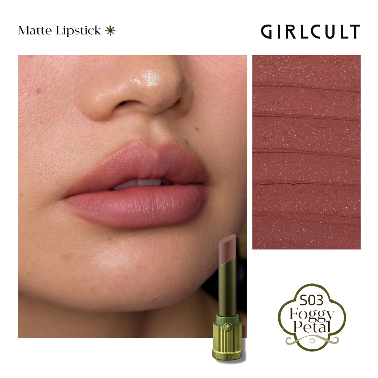 GIRLCULT open bullet close-up showing creamy matte texture and smooth glide