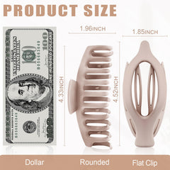 GIRLOLIIAR clip beside coin for scale showing compact, travel-friendly benefit