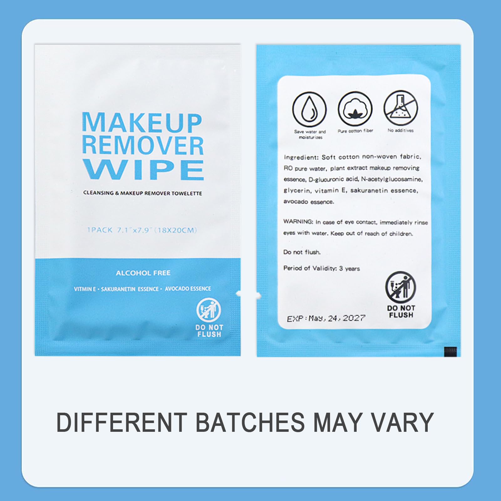 Gisdo wipe in use removing makeup providing fast, gentle removal