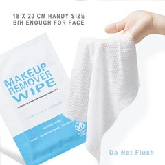 Gisdo individual wipe unwrapped on hand demonstrating quick cleansing