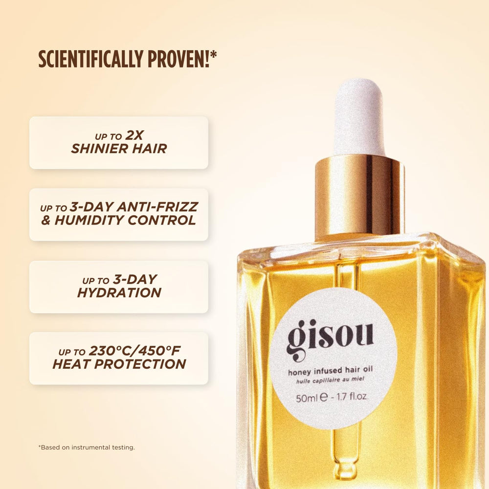 Gisou pipette dispensing oil, precise control and easy application benefit