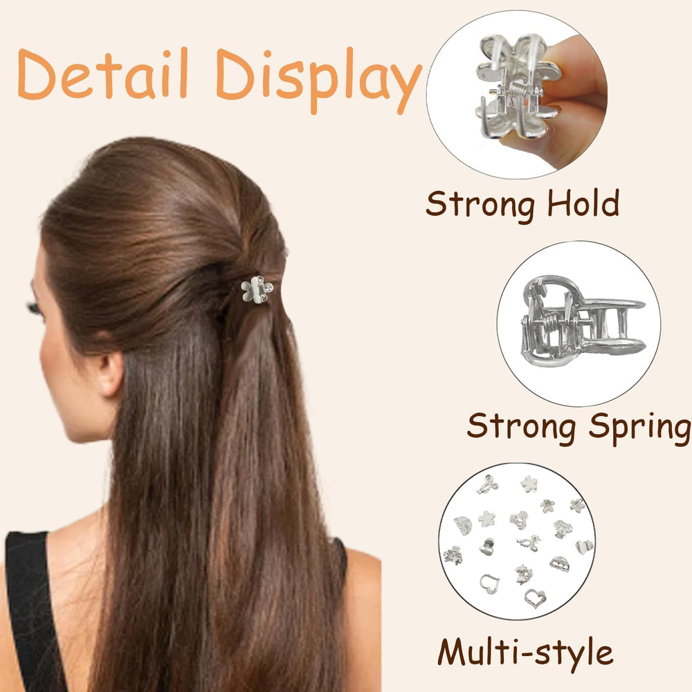 GIYAWA close-up of flower-shaped clip showing metal detail and durability