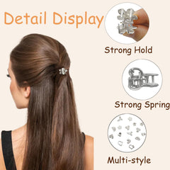 GIYAWA close-up of flower-shaped clip showing metal detail and durability