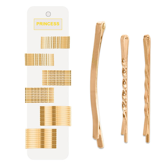 GIYAWA front packaging showing 60 gold bobby pins and neat card display for easy access