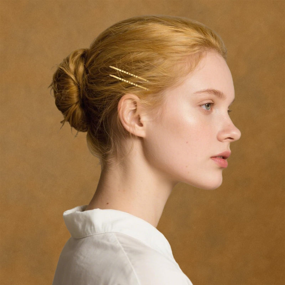 GIYAWA in-hair styling bun demonstration illustrating strong hold and polished look