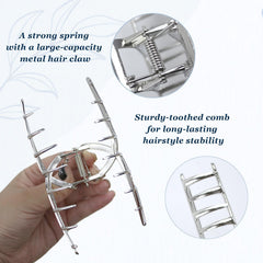GIYAWA tooth profile detail showing smooth edges that protect hair