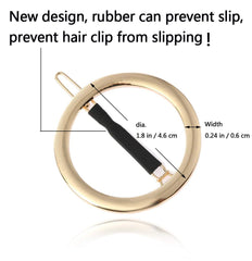 GIYOMI anti-skid rubber close-up demonstrating grip that prevents clip slippage benefit