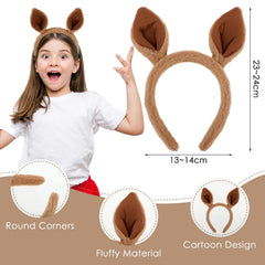 Gjinxi kangaroo headband close fabric texture for soft skin comfort