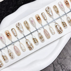 GJJBQTT scale comparison with natural nails to choose correct press-on sizes accurately