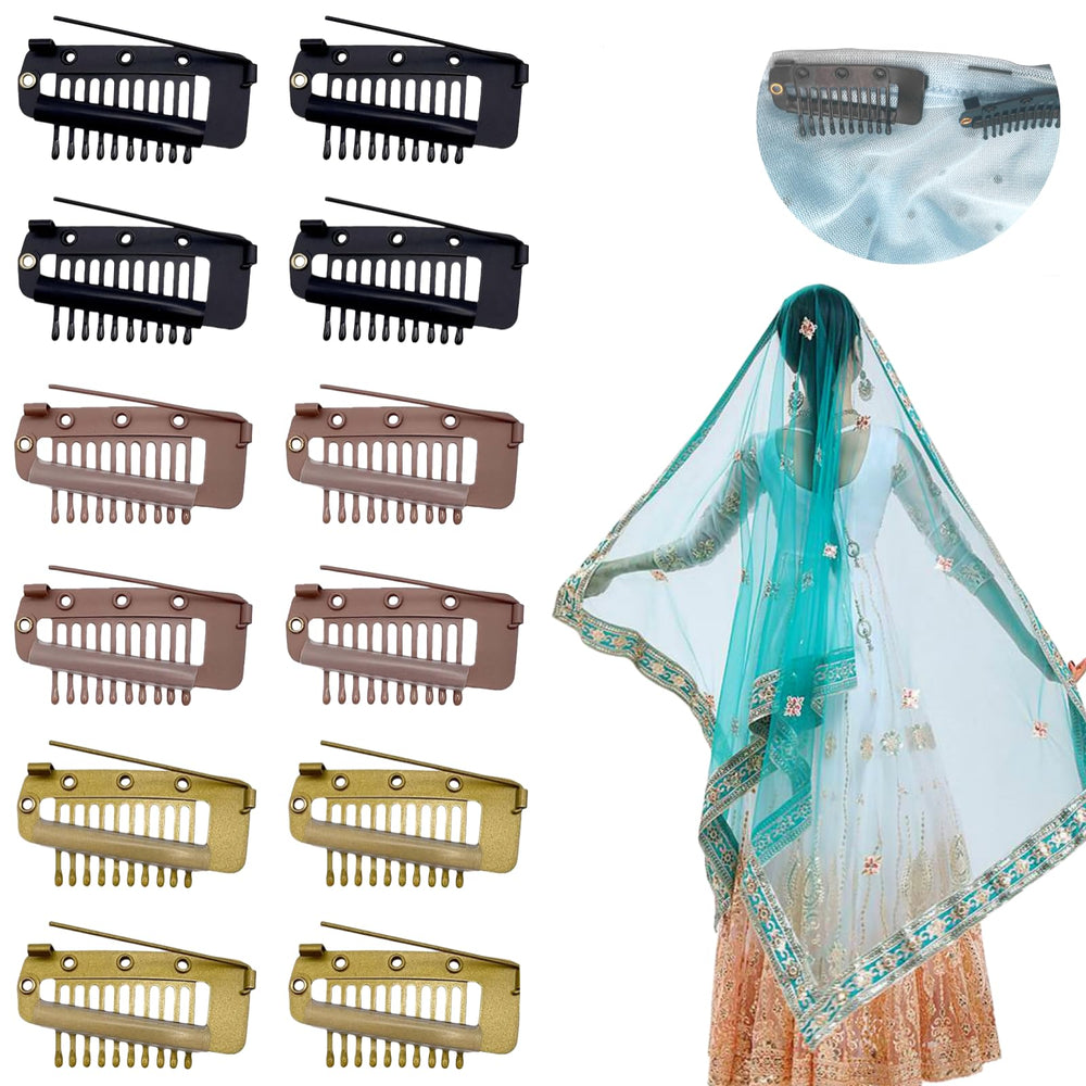 GJRR front packaging showing 12 chunni clips for secure dupatta wear