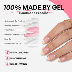 GJZEZ hand preparing nails during application for easy DIY benefit