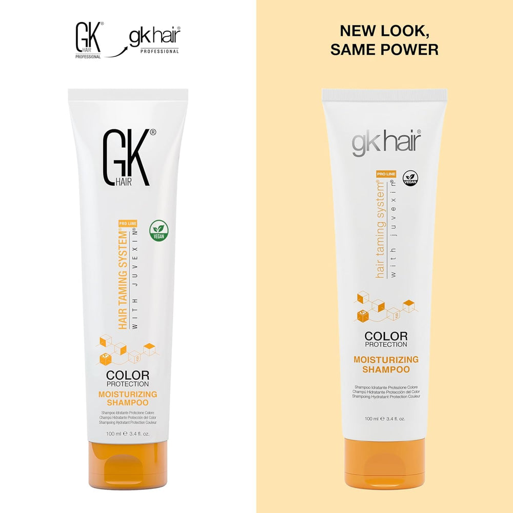 GK HAIR back label ingredients and directions for clear usage guidance