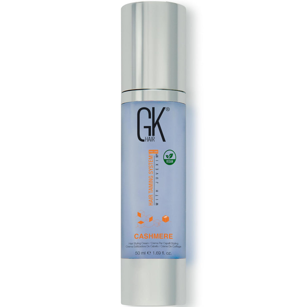 GK HAIR front bottle shot showing packaging and benefits