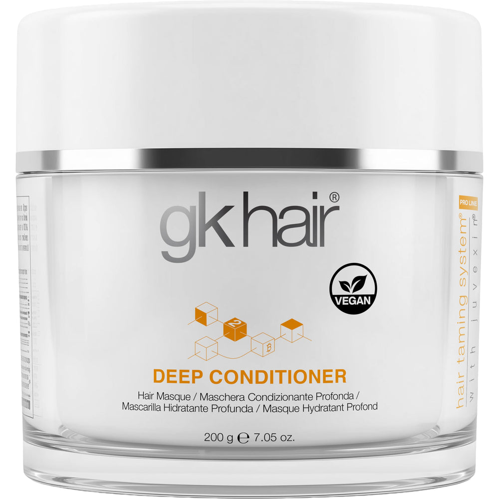 GK HAIR front jar showing product branding and repair benefits