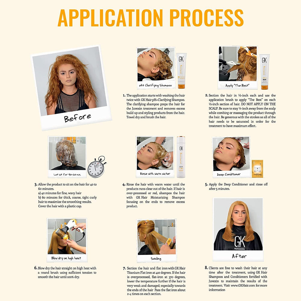 GK HAIR application in hand demonstrating controlled application and coverage