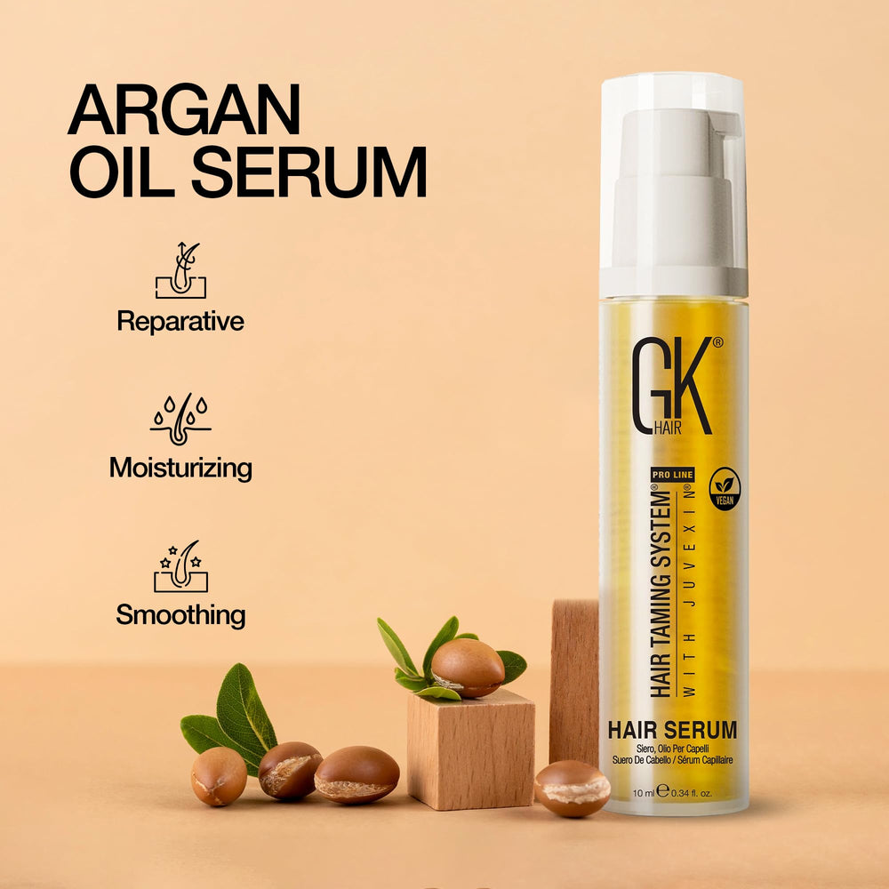 GK HAIR oil dropper closeup highlighting precise application and control