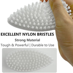 GKETN close-up of stiff nylon bristles showing texture and durable cleaning power