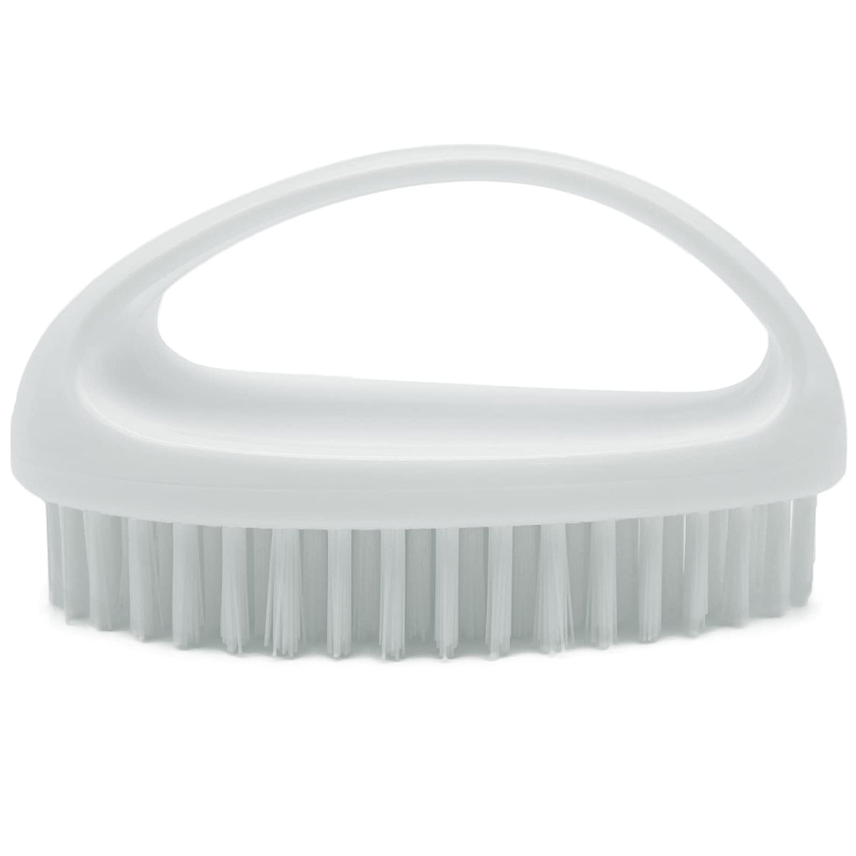 GKETN front view showing compact white scrub brush and sturdy body for heavy cleaning