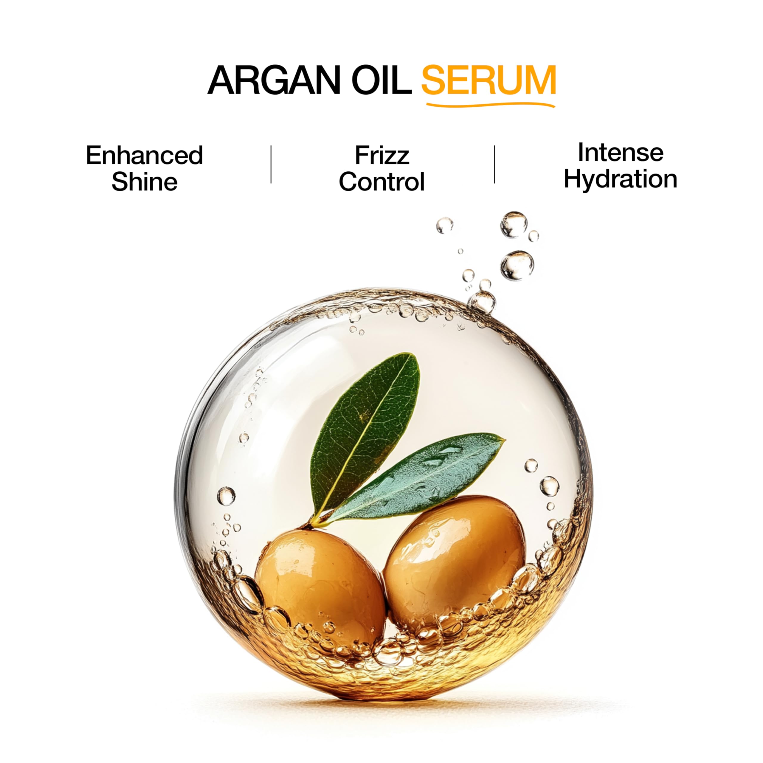 GK HAIR serum drop on hand showing lightweight texture and fast absorption benefit