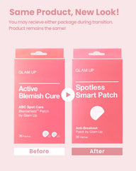 GLAM UP on a nightstand illustrating overnight wear and gentle skin adherence