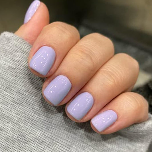 GLAMERMAID close-up of gel-like shine demonstrating durable glossy finish benefit