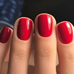 GLAMERMAID close-up of gel-like shine highlighting durable salon finish