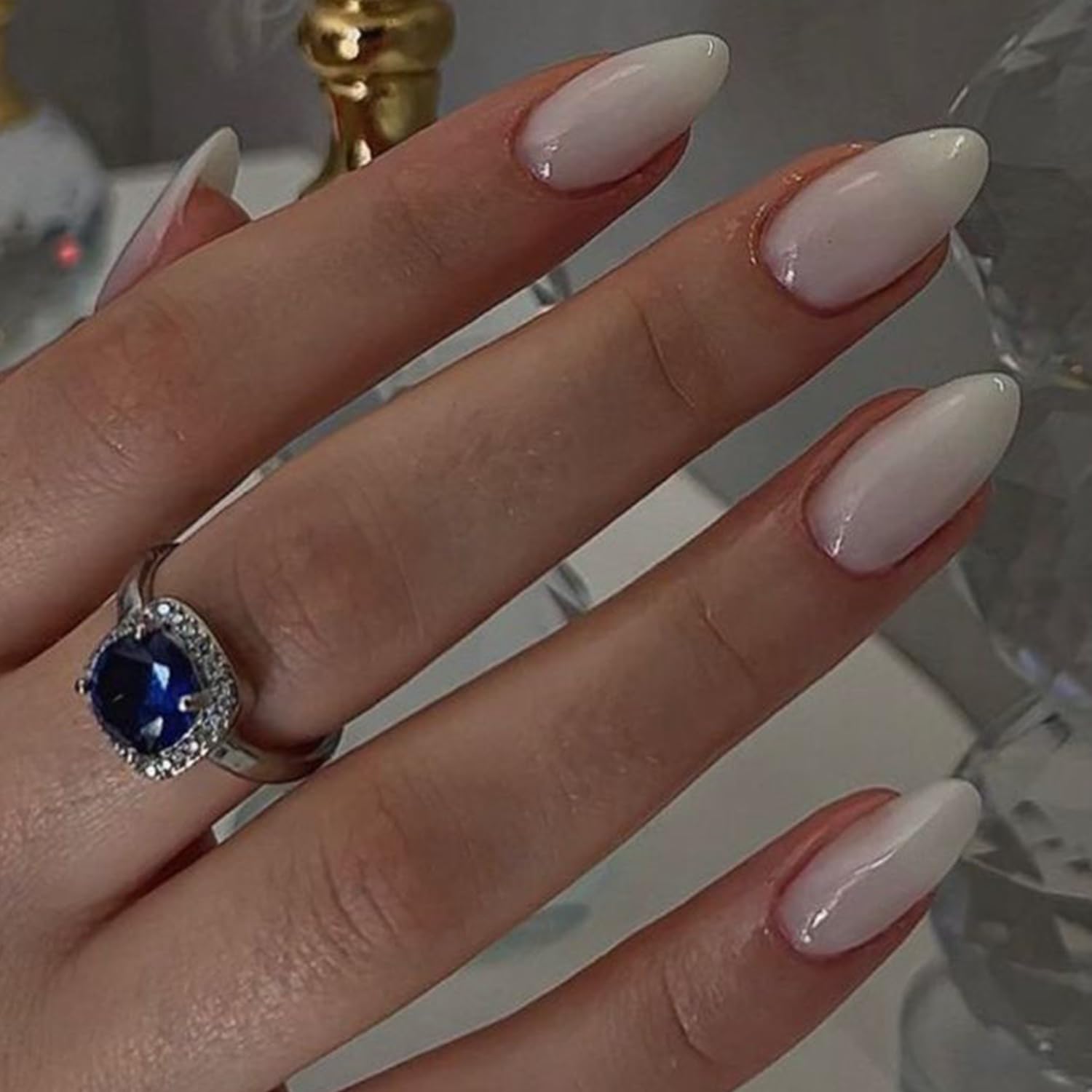 GLAMERMAID nails applied on hand displaying natural finish and durability