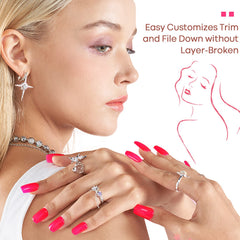 GLAMERMAID label detail image emphasizing handmade quality and consistent finish benefit