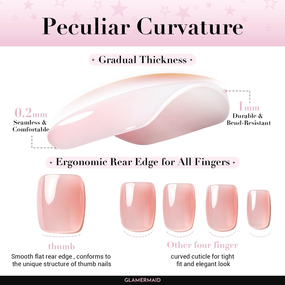 GLAMERMAID label and included size chart for easy selection and fit