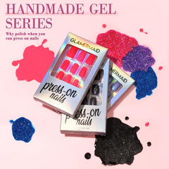 GLAMERMAID reusable nails stored with tools, easy reuse and organization benefit