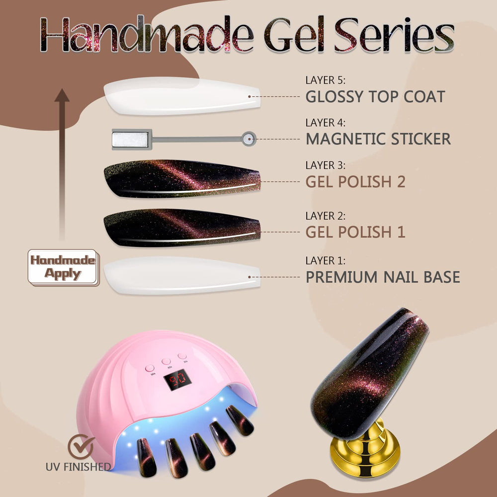 GLAMERMAID reusable storage case protecting nails for multiple wears